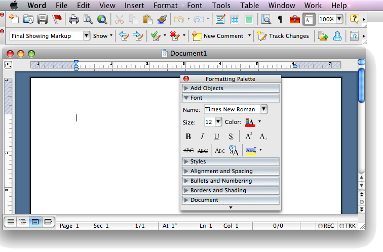 microsoft word for mac table tools